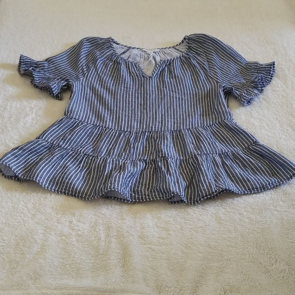 beachlunchlounge🏖️ Akia Ruffled Tiered Top - NWT - Picture 10 of 15